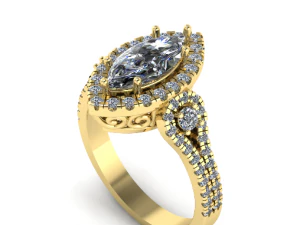 82 female ring 3D Print Model