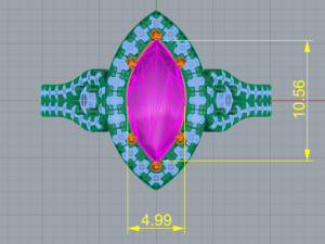 82 female ring 3D 打印模型