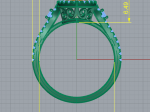 82 female ring 3D 打印模型