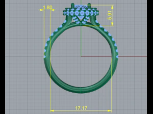 83 female ring 3D Print Model