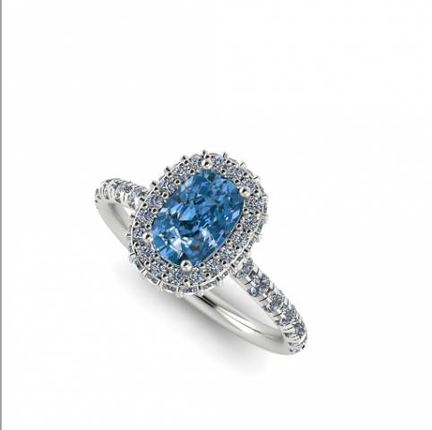 84 Beautiful female ring 3D Print Model .c4d .max .obj .3ds .fbx .stl .blend 