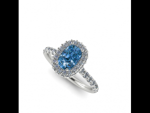 84 Beautiful female ring 3D Print Model