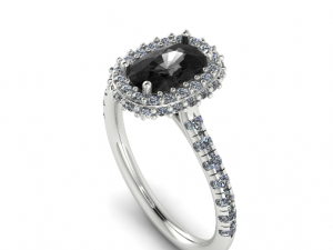 84 Beautiful female ring 3D Print Model