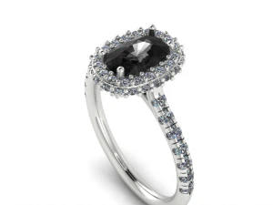 84 Beautiful female ring 3D Print Model