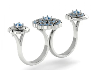 85 Two-finger ring 3D Print Model