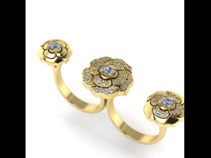 85 Two-finger ring 3D Print Model