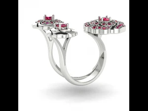 85 Two-finger ring 3D Print Model