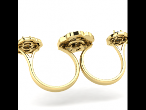 85 Two-finger ring 3D Print Model