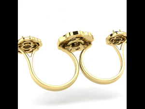 85 Two-finger ring 3D Print Model
