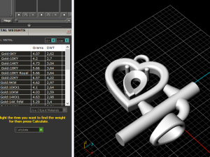 86 Heart pendant 3Dプリントモデル