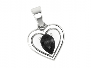 86 Heart pendant 3Dプリントモデル