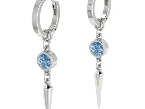 88 Earrings 3D Print Model