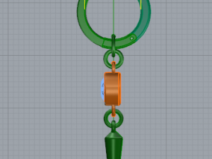 88 Earrings 3D Print Model