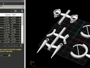 88 Earrings 3D Print Model