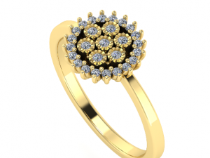 89 Female ring 3D-Druckmodell