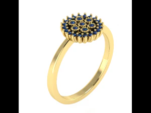 89 Female ring 3D Print Model