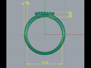 89 Female ring 3D प्रिंट मॉडल