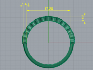 90 Ring 3D Print Model