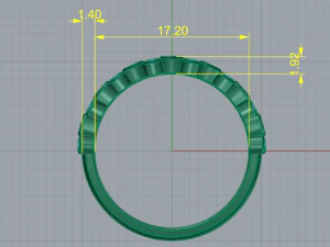 90 Ring 3D Print Model