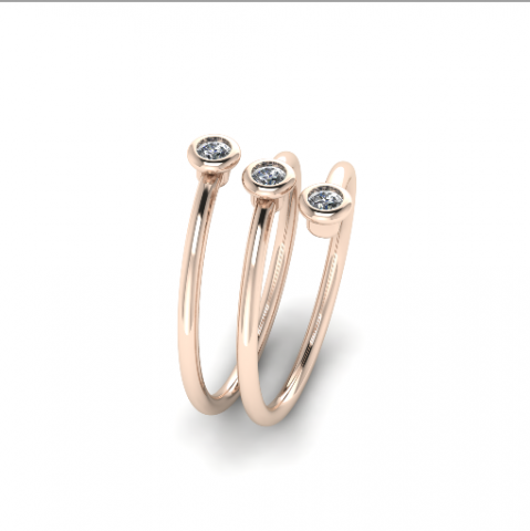 91 Beautiful female ring 3D Принт Модель .c4d .max .obj .3ds .fbx .stl .blend