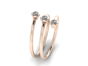 91 Beautiful female ring 3D Print Model