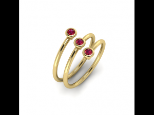91 Beautiful female ring 3D Принт Модель