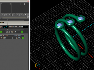91 Beautiful female ring 3D Принт Модель