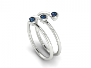 91 Beautiful female ring 3D Принт Модель