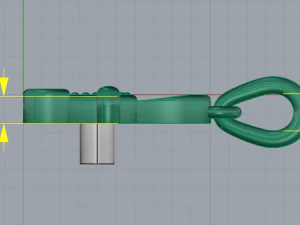 92 Pendant with a heart 3D Print Model