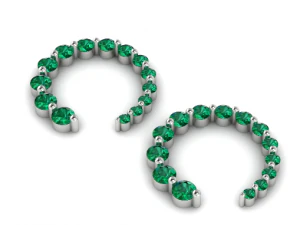 93 Earrings 3D Print Model