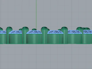 93 Earrings 3D Print Model