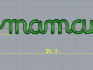 94 Pendant with the inscription MAMA 3D Принт Модель
