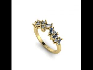 95 Female ring 3D Print Model