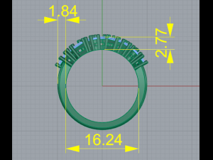 95 Female ring Modelo de impresión 3D