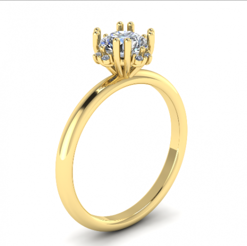 97 Female ring Modelo de Impressão 3D .c4d .max .obj .3ds .fbx .stl .blend 