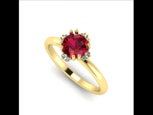97 Female ring 3D Print Model