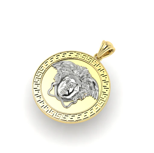 98 Pendant with face 3D Print Model .c4d .max .obj .3ds .fbx .stl .blend