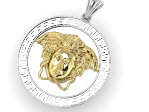 98 Pendant with face 3D Print Model