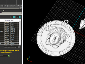 98 Pendant with face 3Dプリントモデル
