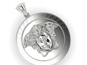 98 Pendant with face 3Dプリントモデル
