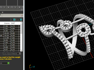 100 Ring for women 3D Print Model