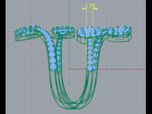 100 Ring for women 3D Print Model