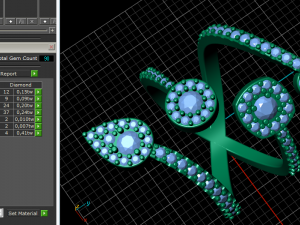 100 Ring for women Model do druku 3D