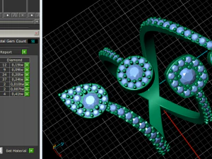 100 Ring for women 3D Print Model