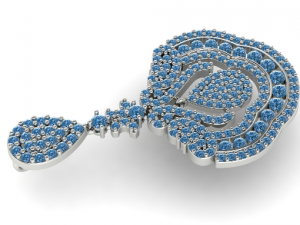 101 Beautiful female pendant Modello di stampa 3D