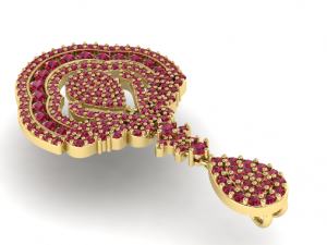 101 Beautiful female pendant Modello di stampa 3D