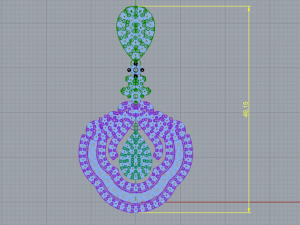101 Beautiful female pendant Modello di stampa 3D