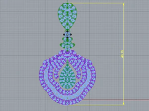 101 Beautiful female pendant 3D Print Model