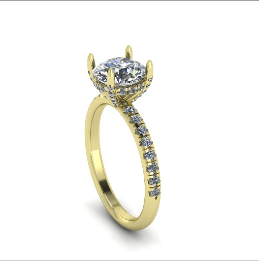 104 Ring for women 3D Print Model .c4d .max .obj .3ds .fbx .stl .blend 