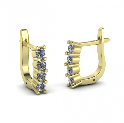 105 Earrings Modelo de Impressão 3D .c4d .max .obj .3ds .fbx .stl .blend 